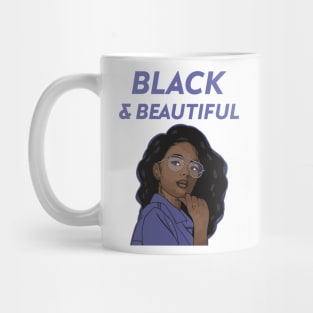 Black and Beautiful - Black Queen Mug